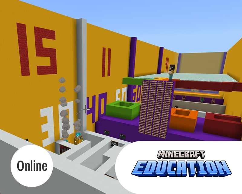Bezpłatne warsztaty clickON -  Matematyka z Minecraftem klasa 3 Online